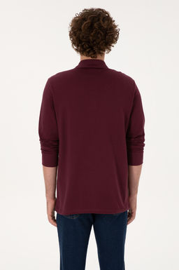 Erkek Bordo Basic Sweatshirt Sepette S_rpriz _ndirim - U.s. polo assn фото 5