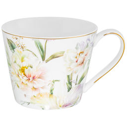 Кружка 420 мл 13,5*10,5*8,5 см "Корнелия" фарфор NEW BONE CHINA