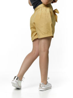 Шорты для девочки с поясом UD 4685 т.хаки - Mini maxi фото 11