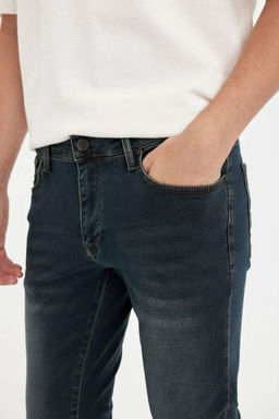 Pedro Slim Fit Джинсовые брюки узкого кроя с нормальной талией и узкими штанинами - Defacto фото 14