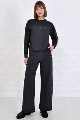 Арт. 2342 Костюм с брюками женский 42-50 (5 шт) Цвет:верх- антрацит, низ- антрацит - Калинка фото 14