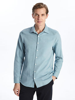 Slim Fit Uzun Kollu Oxford Erkek G?mlek