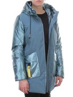 BM-926 GRAY/BLUE Куртка демисезонная женская АЛИСА (100 гр. синтепон) - Fashion фото 6