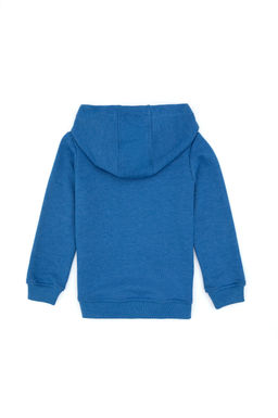 Erkek _ocuk Mavi Basic Kap__onlu Sweatshirt Sepette S_rpriz _ndirim - U.s. polo assn фото 2