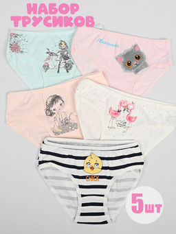 Трусы для девочки 5 шт Donella