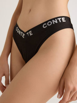 CONTE COMFY LINE LBR 2991 Трусы женские black-silver - Conte elegant фото 2