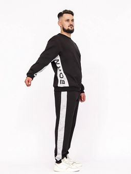 CRB wear/FWXM 90030-22 Комплект мужской (джемпер, брюки),черный/Ex.Cherubino фото 2
