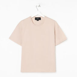 Футболка женская MIST basic, размер 44-46, бежевая