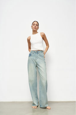 Джинсы-трубы Irish Mint Accent Pocket - Erist store фото 3