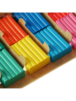 Пластилин Calligrata «Классический», 12 цветов, 120 г