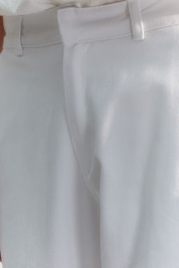 TRENDYOL MAN Limited Edition Beyaz Premium Loose Fit Etiket Detayl? Pantolon TMNSS23PL00038 - Trendyolmilla фото 6