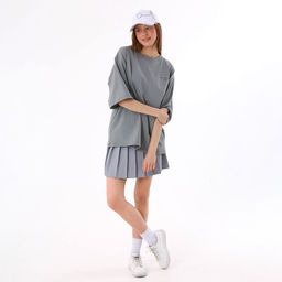 Кепка женская с кольцами, белая, р-р 56