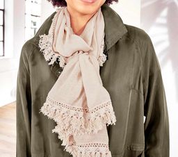 Шарф, слоновая кость