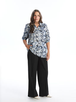 Desenli Uzun Kollu Kad?n G?mlek