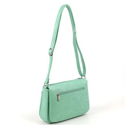 Женская сумка через плечо с пятью отделениями 87009 Бирюза - Cidirro фото 3