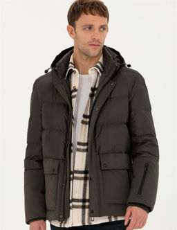 Haki Kap__onlu Kapitone Spor Cepli Mont - Pierre cardin фото 3