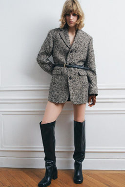 BELTED OVERSIZE BLAZER ZW COLLECTION