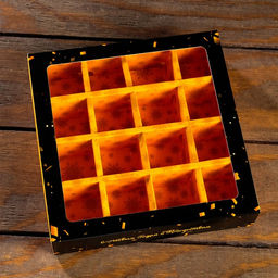 Цена за 5 шт. Упаковка для конфет 16 шт Ёлки 17,7 х 17,7 х 3.8 см - Simaland фото 2