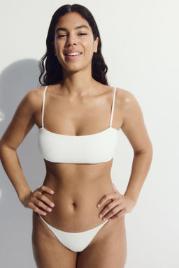 Sujetador bandeau de microfibra con relleno - H&m фото 8