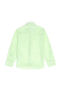 U. S. Polo Assn Неоново-желтая рубашка с длинным рукавом для мальчика - U.s. polo assn фото 7