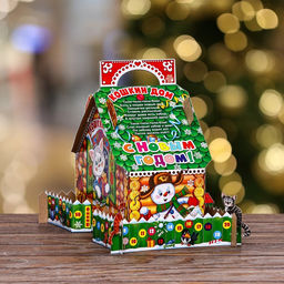 Цена за 5 шт. Подарочная коробка Кошкин дом, 22,5 х 23 х 12,5 см - Simaland фото 11