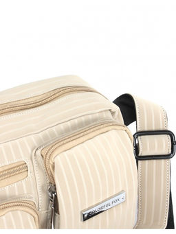 Сумка женская текстиль CF-997, 1отд, плечевой ремень, бежевый SALE 264795 - Bobo фото 4