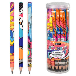 Карандаш чернографитный арт. 63688 / 30 АБСТРАКЦИЯ