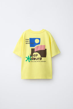 CAMISETA ESTAMPADO / Amarillo - Zara фото 2
