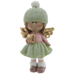 Фигурка декоративная "Ангел", L5,5 W4,5 H11 см, 2в.