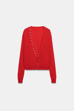 CHAQUETA 100% LANA EXTRASUAVE ESCOTE PICO / Rojo - Zara фото 6