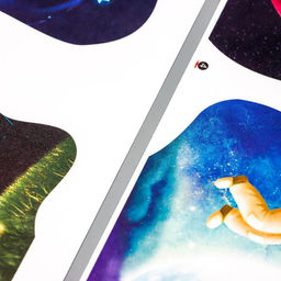 Наклейка интерьерная цветная «Красота вселенной», 30×90 см, набор 2 листа