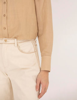 Bej Keten Kar___ml_ G_mlek - Pierre cardin фото 7