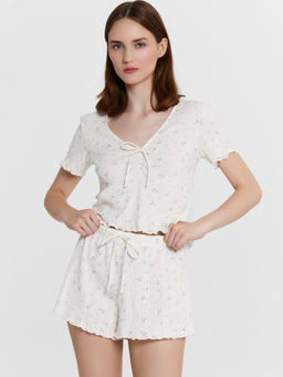 КОМПЛЕКТ ЖЕНСКИЙ (БЛУЗА, ШОРТЫ) - Mark formelle фото 8