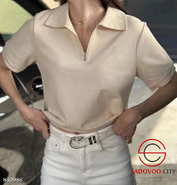 Футболка женская на полузамке - Bruno фото 4