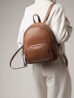 Кожаный рюкзак Azaro 30852 св.орех