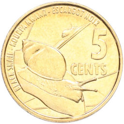 Монета 5 центов 2016 года Сейшелы