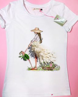 Эксклюзивная футболка Yana Pletneva упаковка плотный Zip пакет!