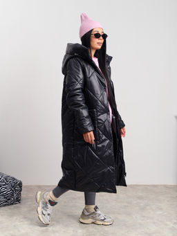 Пальто женское зимнее "Кит" черный