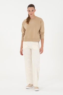 Женские кремовые спортивные штаны - U.s. polo assn фото 3