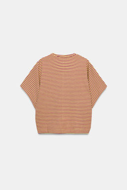 CAMISETA OVERSIZED RAYAS / amarillo - Zara фото 6