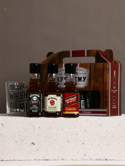 Подарочный набор мужской Первый во всем, гель для душа виски 3 шт., стакан для виски - Чистое счастье фото 2