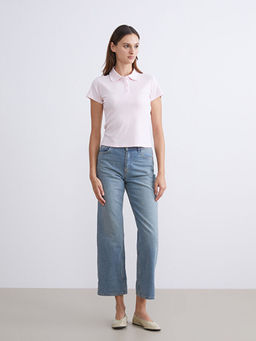 Wideleg Kad?n Jean Pantolon