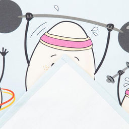 Полотенце пасхальное Этель Love eat and sport 40х73 см, 100% хлопок, саржа 190 гр/м2  фото 4