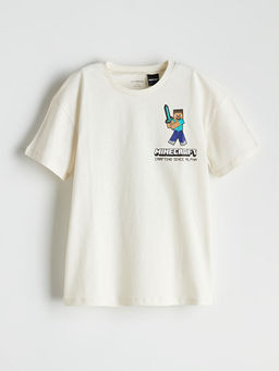 Minecraft Bask?l? Penye Erkek ?ocuk Ti??rt