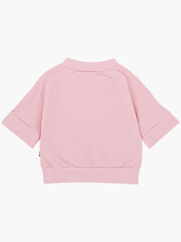 Джемпер с укороченным рукавом UD 0612 розовый - Mini maxi фото 7
