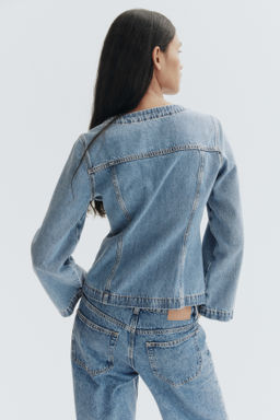 Chaqueta denim con escote en V - H&m фото 3