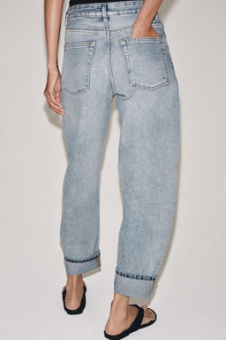 JEANS ZW COLLECTION BALLOON TIRO MEDIO / Azul - Zara фото 4
