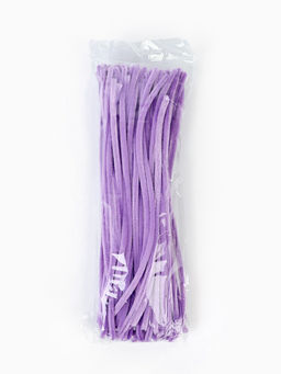 Синельная проволока, набор 100 шт, размер 1 шт 30х0,8 см, цвет сиреневый