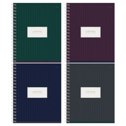 Тетрадь 48л. на спирали BG "Minimal" клетка (Т5гр48_лм_тф 08508) матовая ламинация, тиснение фольгой