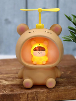 Kопилка - ночник Baby bear fan, brown